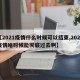 【2021疫情什么时候可以结束,2021疫情啥时候能彻底过去啊】